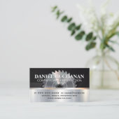 Bouw | metaalzaag | timmergereedschap visitekaartje (Staand voorkant)