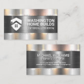 Bouw Metalen Fabricatie met klinknagels | Huis Visitekaartje (Voorkant / Achterkant)