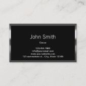 Bouw metalen rand Unieke ijskwand Visitekaartje (Achterkant)