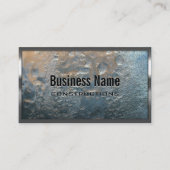 Bouw metalen rand Unieke ijskwand Visitekaartje (Voorkant)