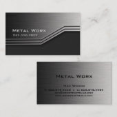 Bouw Metalen Visitekaartje Hoek 3 (Voorkant / Achterkant)