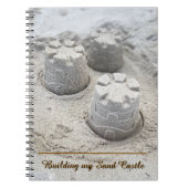 Bouw mijn zandkasteel notitieboek (Voorkant)