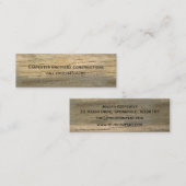 bouw mini visitekaartje (Voorkant / Achterkant)