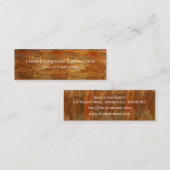 bouw mini visitekaartje (Voorkant / Achterkant)