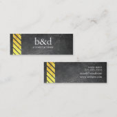 Bouw Mini Visitekaartje (Voorkant / Achterkant)