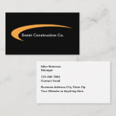 Bouw Modern Visitekaartje Design (Voorkant / Achterkant)