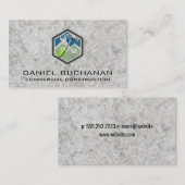 Bouw moersleutel hamer | Beton Visitekaartje (Voorkant / Achterkant)