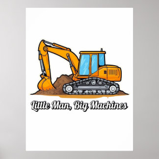 Bouw Muur Kunst - Jongen Poster