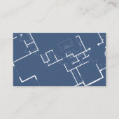 Bouw of Architect - Blauwdruk en Logo Visitekaartje (Voorkant)