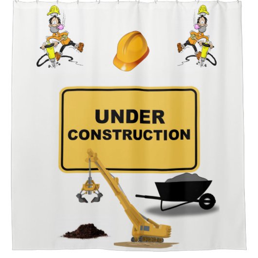 Bouw onder douchegordijn (Voorkant)