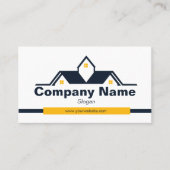 Bouw Onroerend goed Modern Eenvoudig Minimalistisc Visitekaartje (Voorkant)