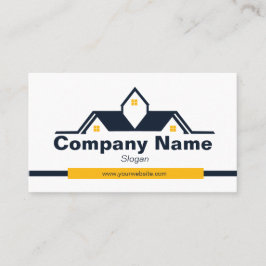 Bouw Onroerend goed Modern Eenvoudig Minimalistisc Visitekaartje