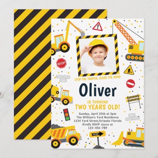 Bouw op de dag van de uitnodiging (Voorkant / Achterkant)