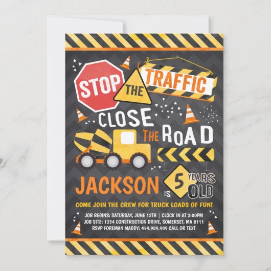 Bouw op de dag van de uitnodiging (Voorkant)