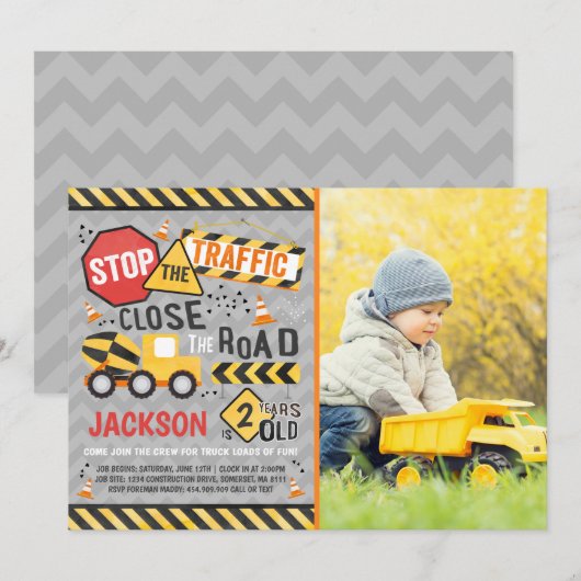 Bouw op de dag van de uitnodiging (Voorkant / Achterkant)