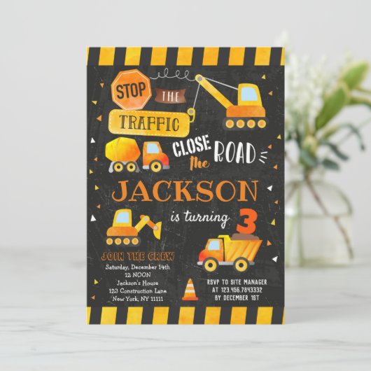 Bouw op zaterdag kaart (Staand voorkant)