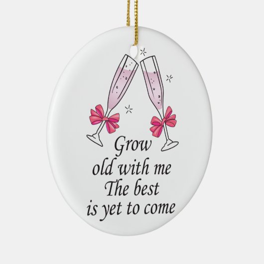 Bouw oud met mij keramisch ornament (Rechts)