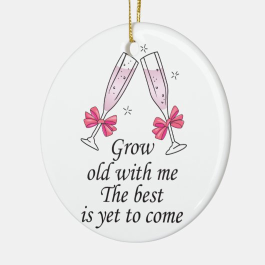 Bouw oud met mij keramisch ornament (Links)