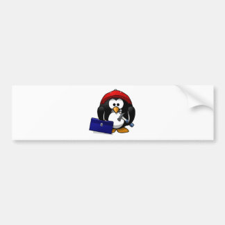 Bouw Penguin Bumpersticker