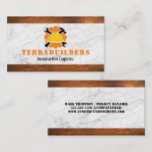 Bouw Pet Moersleutel en Hamer Visitekaartje (Voorkant / Achterkant)