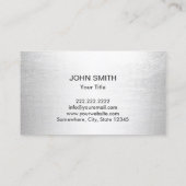 Bouw Professioneel Metaal & Steen Visitekaartje (Achterkant)