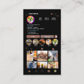 Bouw Professionele Bouwer Handyman QR-code Visitekaartje (Voorkant)