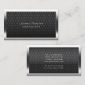 Bouw Professionele Metal Border Consultant Visitekaartje (Voorkant / Achterkant)