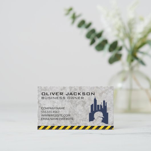 Bouw | projectontwikkelaar visitekaartje (Staand voorkant)