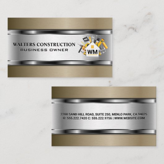 Bouw | Reparatieprogramma's voor thuisgebruik | In Visitekaartje (Voorkant / Achterkant)