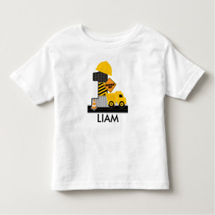 Bouw rond Shirt op zaterdag, Dump Truck Age 1