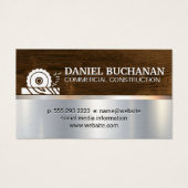 Bouw | Rondzagen van hout Visitekaartje (Voorkant)