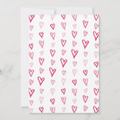 Bouw Roze Vrachtwagen Hart Verjaardag Uitnodiging (Achterkant)