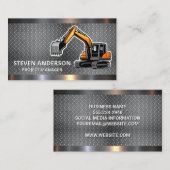 Bouw | Ruitstaal in platen van diamant Visitekaartje (Voorkant / Achterkant)