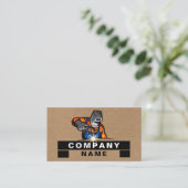 Bouw Rusty Professional Visitekaartje (Staand voorkant)