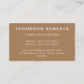 Bouw Rusty Professional Visitekaartje (Achterkant)