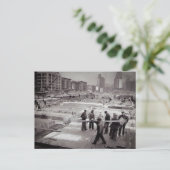 Bouw Site East Side NYC Briefkaart (Staand voorkant)