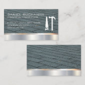 Bouw | Stad | Gereedschap Zaaghamer Visitekaartje (Voorkant / Achterkant)