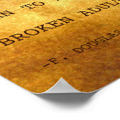 Bouw Sterk Inspirerend Citaat van Kinderen Poster (Hoek)