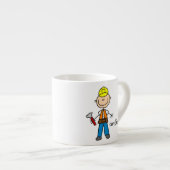 Bouw Stokfiguur Espresso Kop (Voorkant rechts)