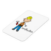 Bouw Stokfiguur Magneet (Linkerzijde)