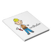 Bouw Stokfiguur Notitieblok (Schuin)