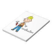 Bouw Stokfiguur Notitieblok (Linkerzijde)