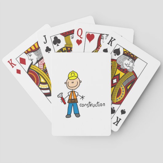 Bouw Stokfiguur Speelkaarten (Achterkant)