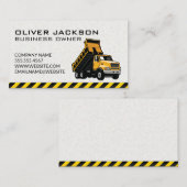 Bouw | stortgoed lossen materiaal visitekaartje (Voorkant / Achterkant)