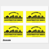 Bouw Strand Sticker (Vel)