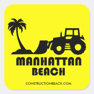 Bouw Strand Sticker