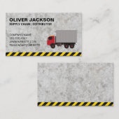 Bouw | Supply Distributeur Truck Driver Visitekaartje (Voorkant / Achterkant)