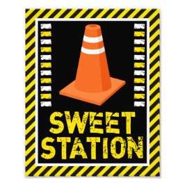 Bouw Sweet Station Sign ・ 8 x 10 Afdrukken Foto Afdruk