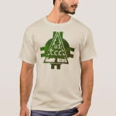Bouw T-shirt van het Civilian Conservation Corps-m (Voorkant)