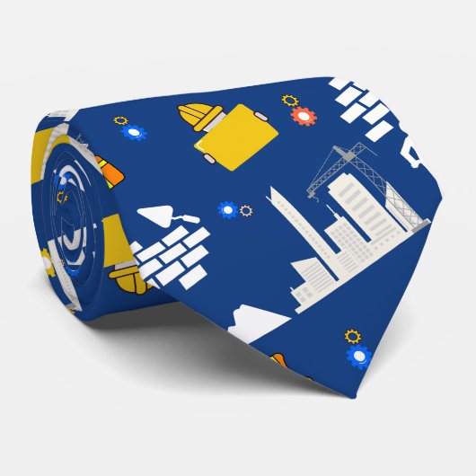 Bouw / Techniek Beroep Dad Stropdas (Opgerold)